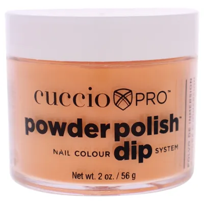 Pro Powder Polish Nail Colour Dip System - Carrot Orange by Cuccio for Women - 2 oz Nail Powder