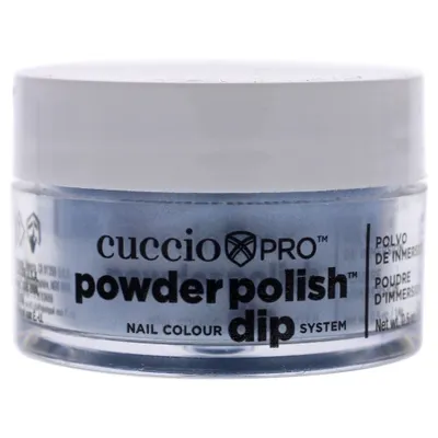 Pro Powder Polish Nail Colour Dip System - Blue with Blue Mica by Cuccio for Women - 0.5 oz Nail Powder