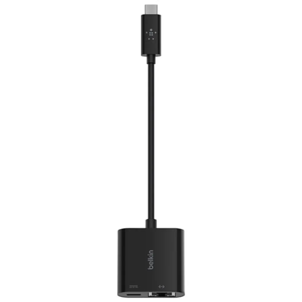 Belkin USB-C to Ethernet & Charge Adapter (INC001BTBK)