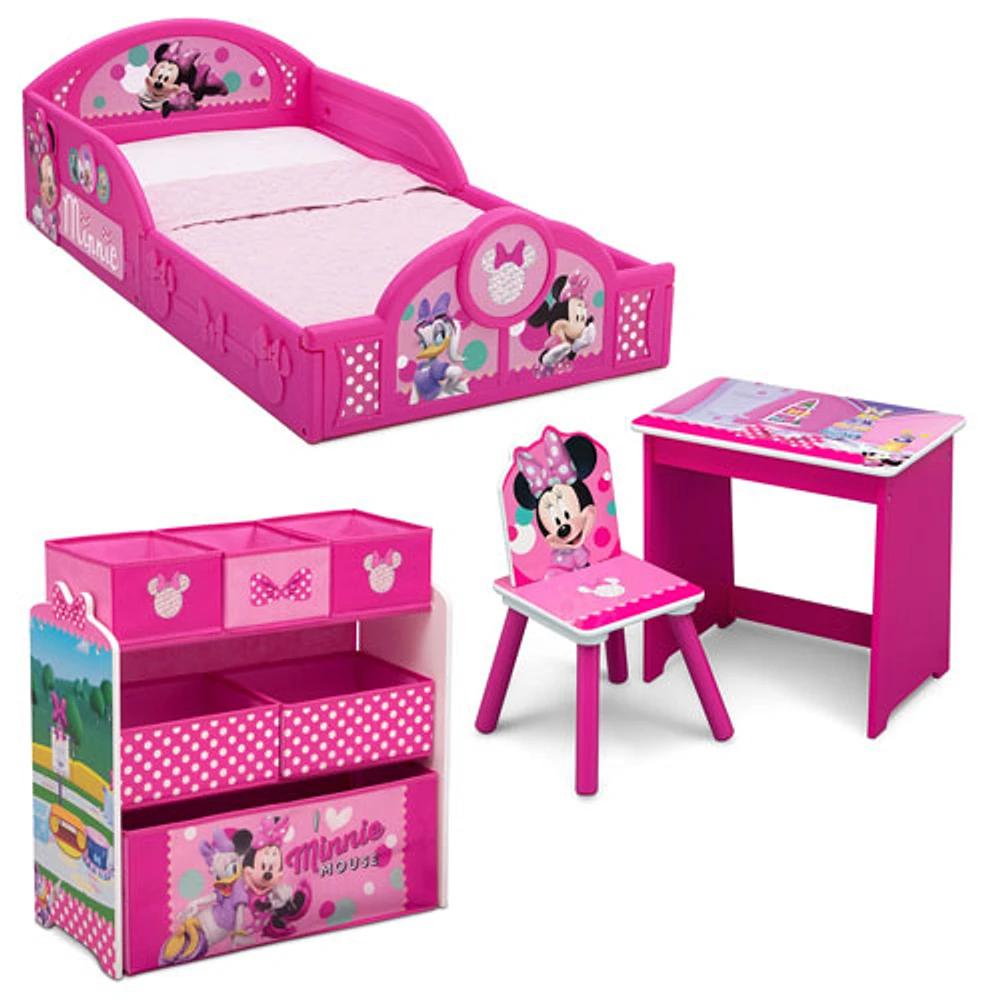 Ensemble 4 pièces pour chambre Minnie Mouse de Disney (99617MN) - Exclusivité Best Buy