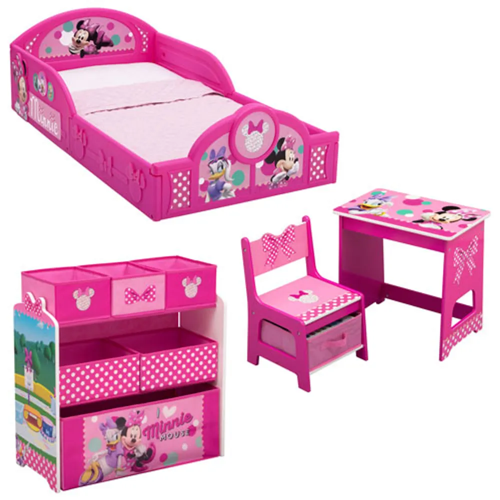 Disney Minnie Mouse 4-Piece Room-in-a-Box (99617MN) - Only at Best Buy