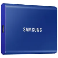 Disque SSD externe USB 3.2 de 2 To T7 de Samsung (MU-PC2T0H/AM) - Bleu