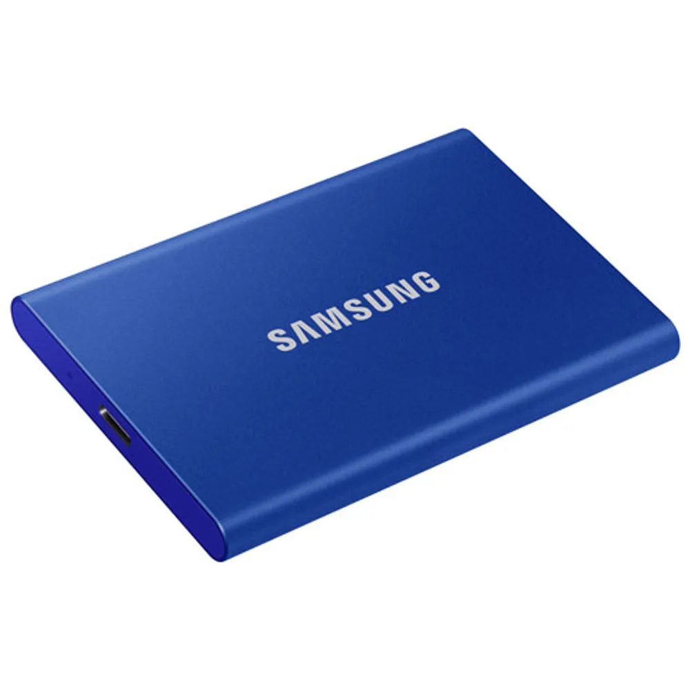 Disque SSD externe USB 3.2 de 2 To T7 de Samsung (MU-PC2T0H/AM) - Bleu