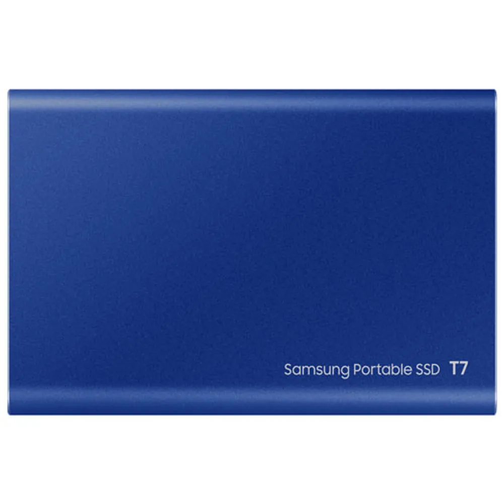 Samsung T7 2TB USB 3.2 External Solid State Drive (MU-PC2T0H/AM) - Blue