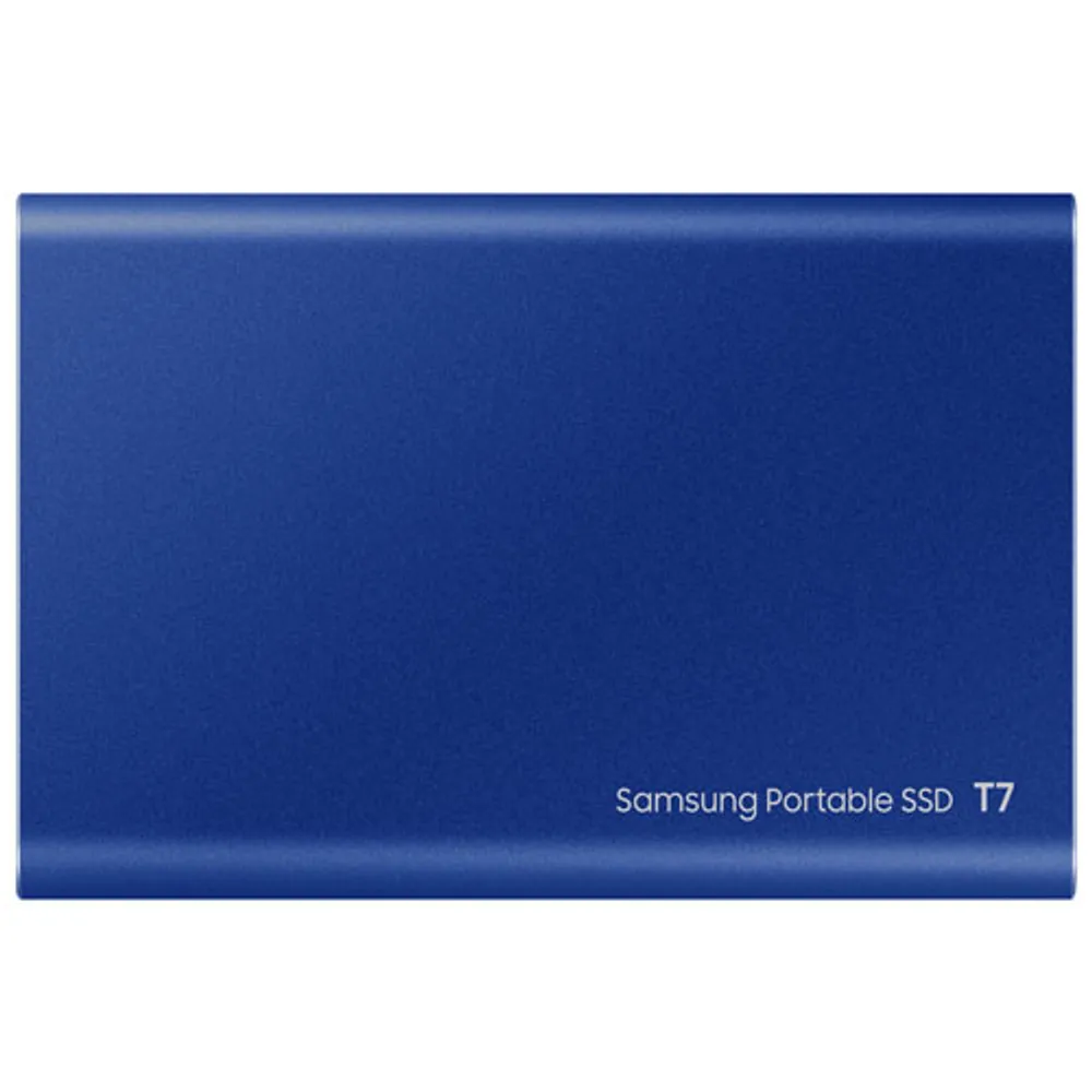 Disque SSD externe USB 3.2 de 2 To T7 de Samsung (MU-PC2T0H/AM) - Bleu