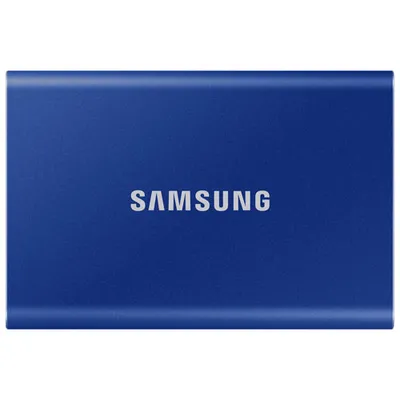 Samsung T7 500GB USB 3.2 External Solid State Drive (MU-PC500H/AM) - Blue