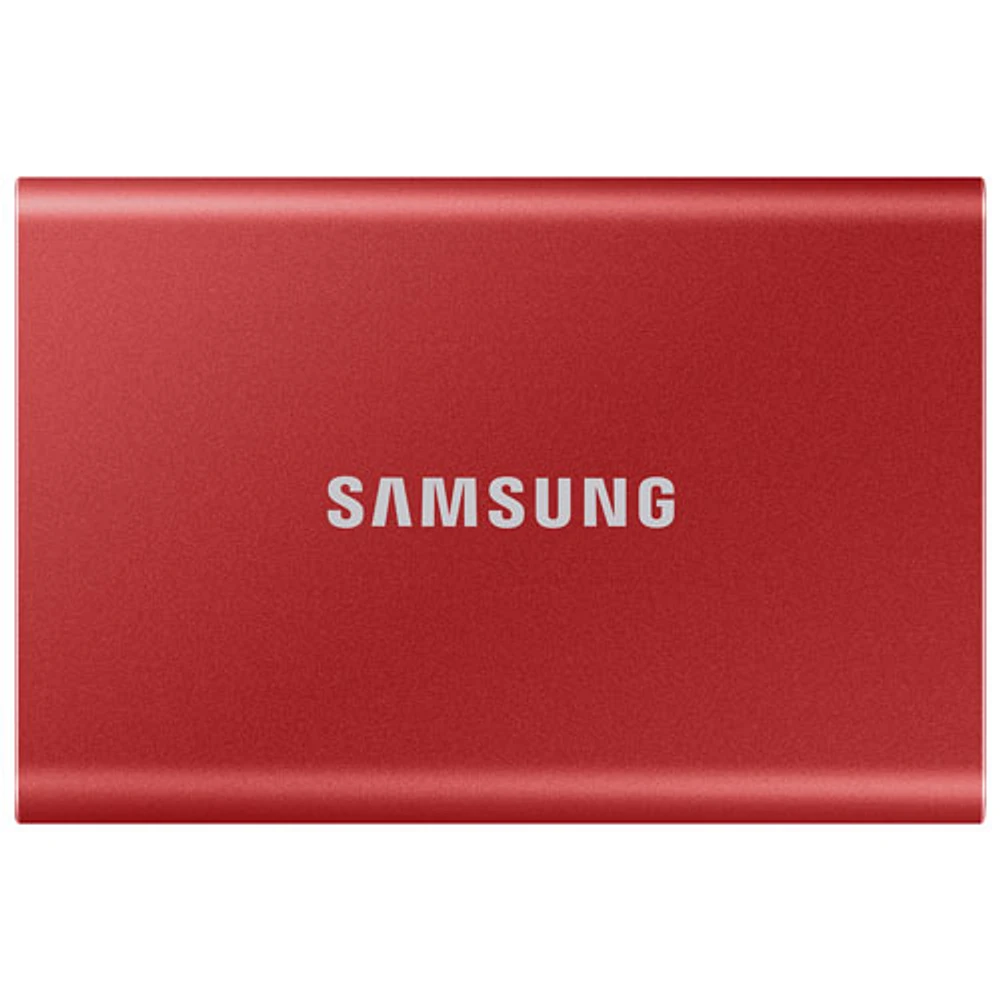 Samsung T7 2TB USB 3.2 External Solid State Drive (MU-PC2T0R/AM) - Red