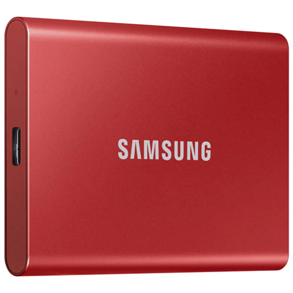 Disque SSD externe USB 3.2 de 2 To T7 de Samsung (MU-PC2T0R/AM) - Rouge