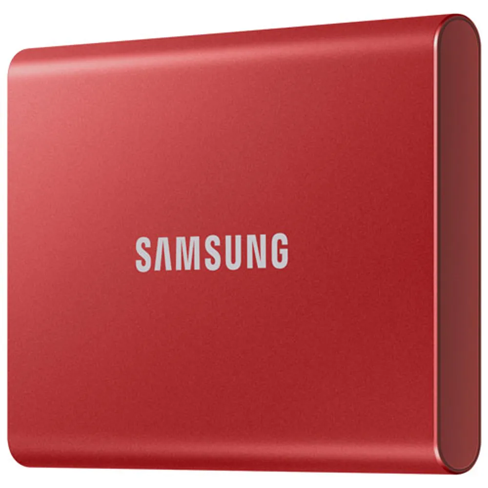 Samsung T7 2TB USB 3.2 External Solid State Drive (MU-PC2T0R/AM) - Red