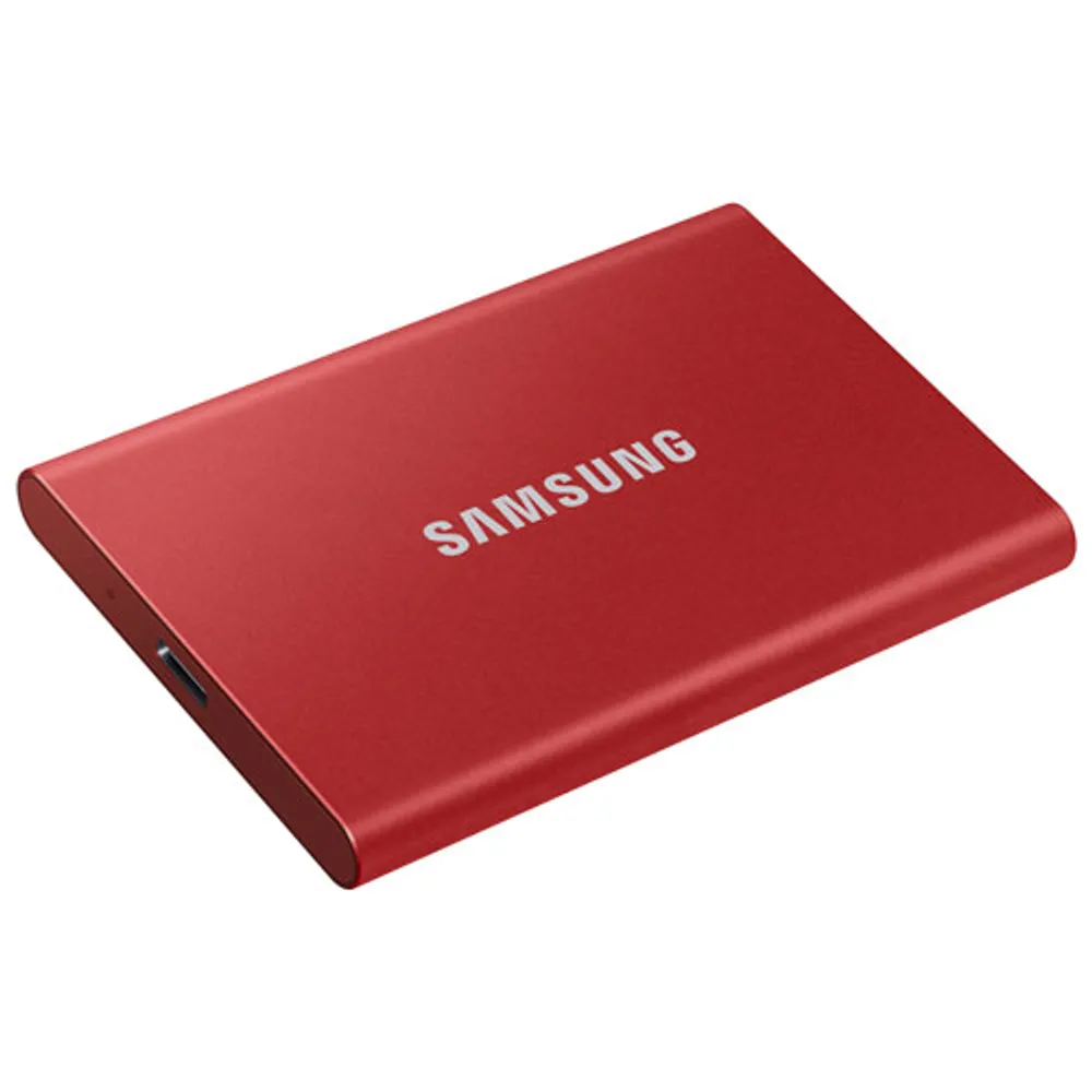 Disque SSD externe USB 3.2 de 2 To T7 de Samsung (MU-PC2T0R/AM) - Rouge