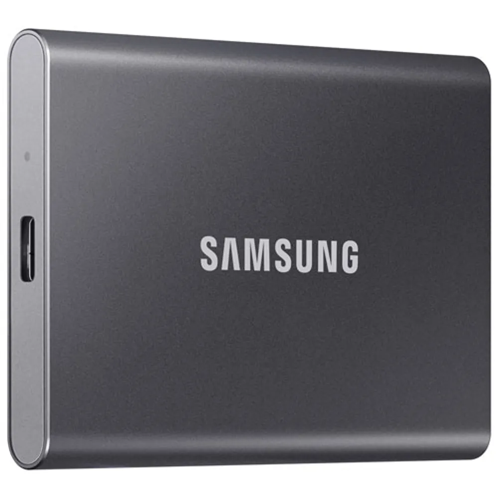 Disque SSD externe USB 3.2 de 1 To T7 de Samsung (MU-PC1T0T/AM) - Gris - Anglais