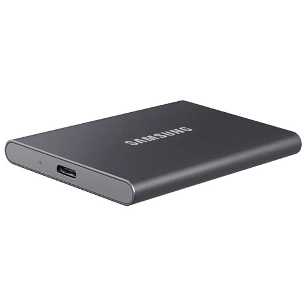 Disque SSD externe USB 3.2 de 1 To T7 de Samsung (MU-PC1T0T/AM) - Gris - Anglais