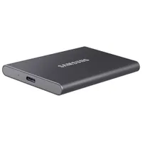 Samsung T7 1TB USB 3.2 External Solid State Drive (MU-PC1T0T/AM) - Grey - English