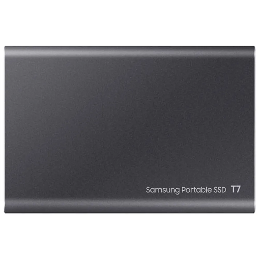 Disque SSD externe USB 3.2 de 1 To T7 de Samsung (MU-PC1T0T/AM) - Gris - Anglais