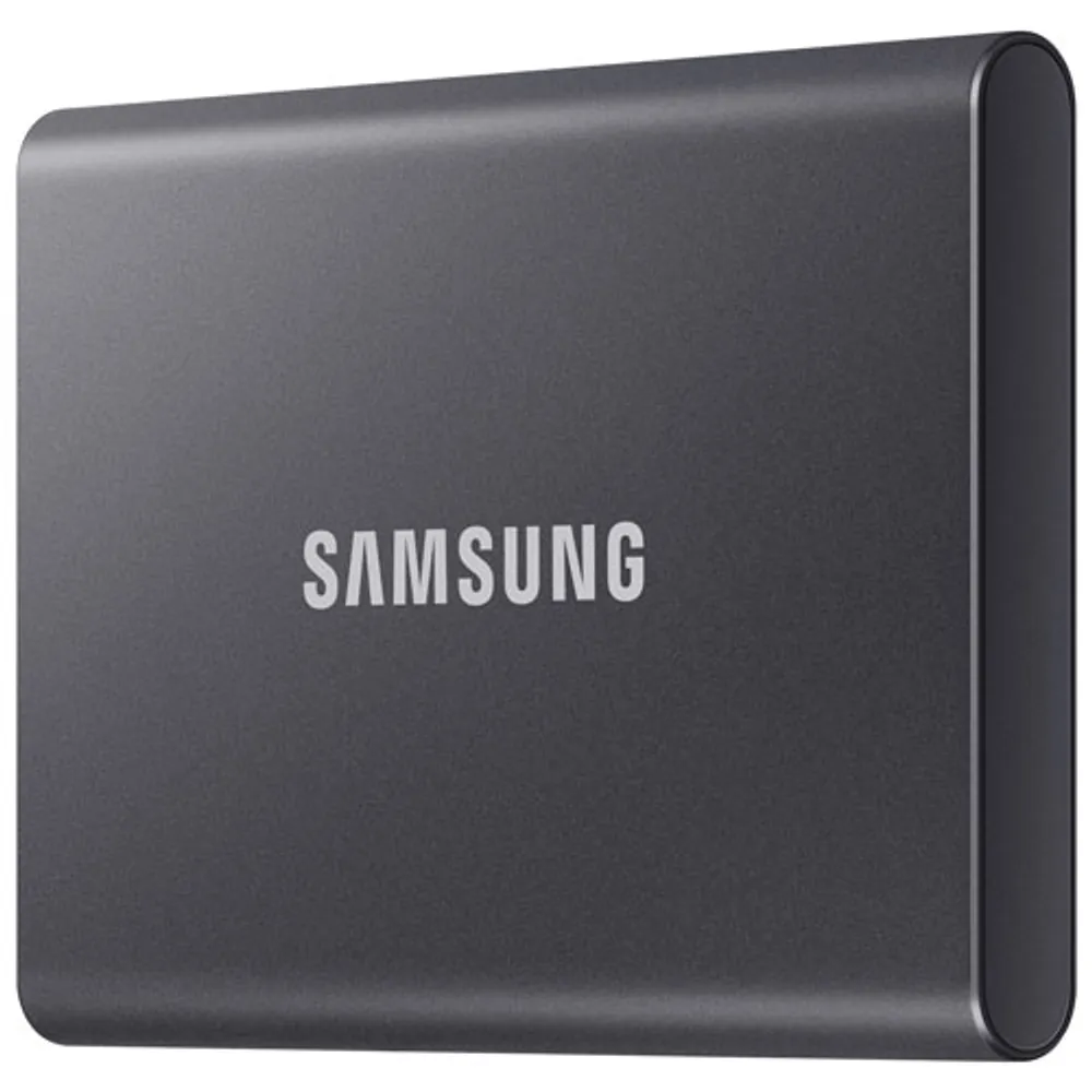 Disque SSD externe USB 3.2 T7 de 2 To de Samsung (MU-PC2T0T/AM) - Gris - Anglais