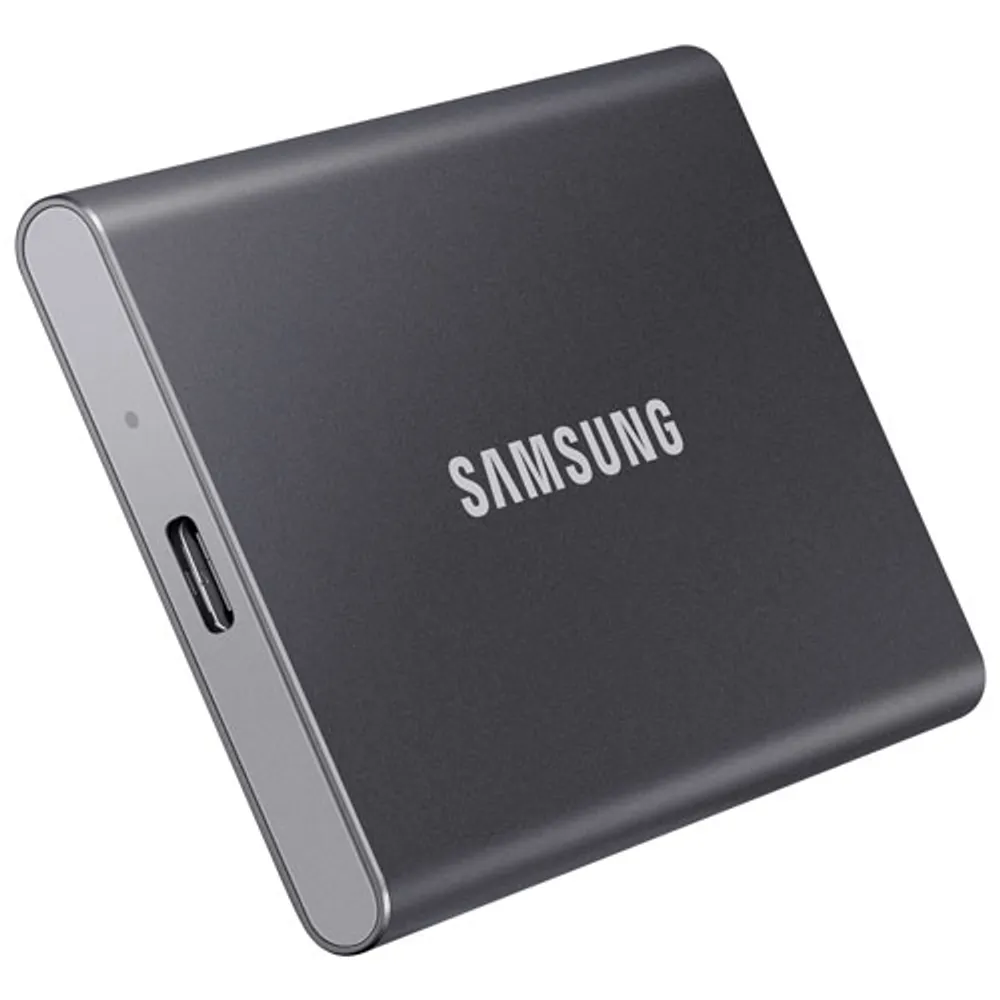 Disque SSD externe USB 3.2 T7 de 2 To de Samsung (MU-PC2T0T/AM) - Gris - Anglais