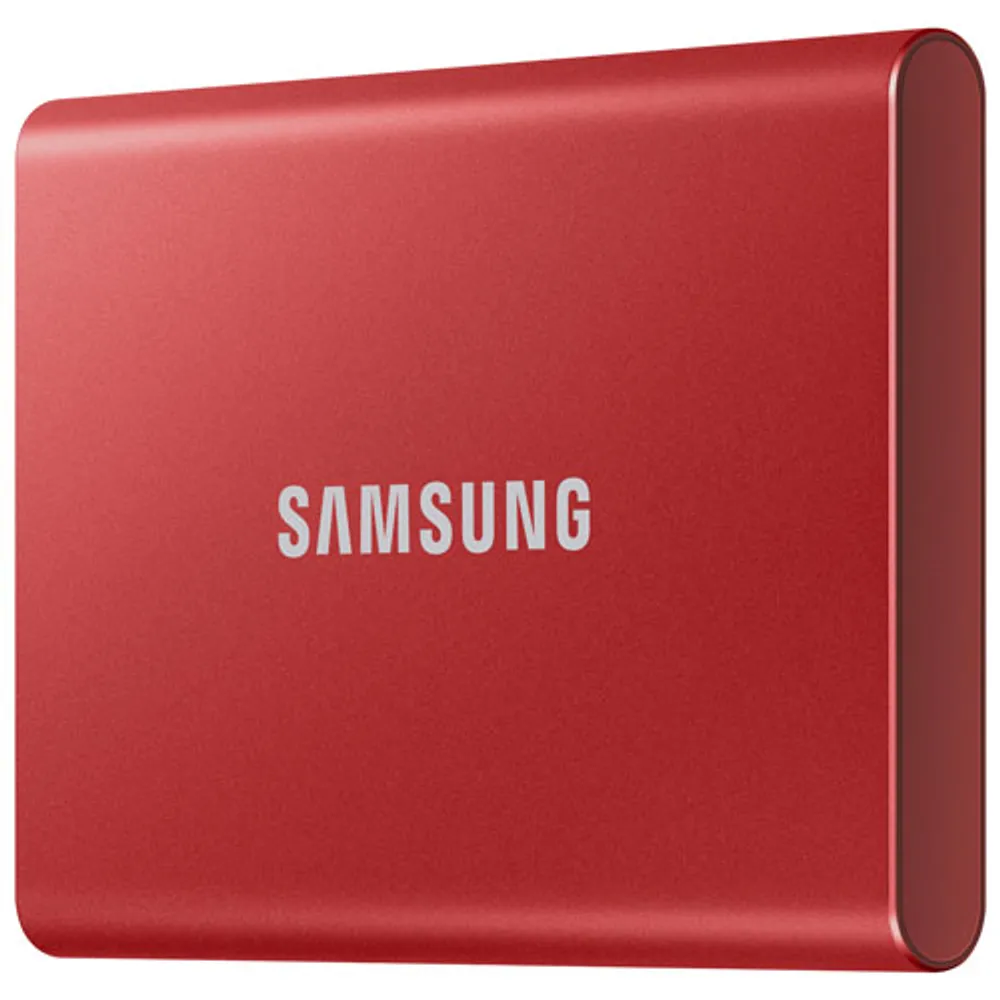 Samsung T7 1TB USB 3.2 External Solid State Drive (MU-PC1T0R/AM) - Red