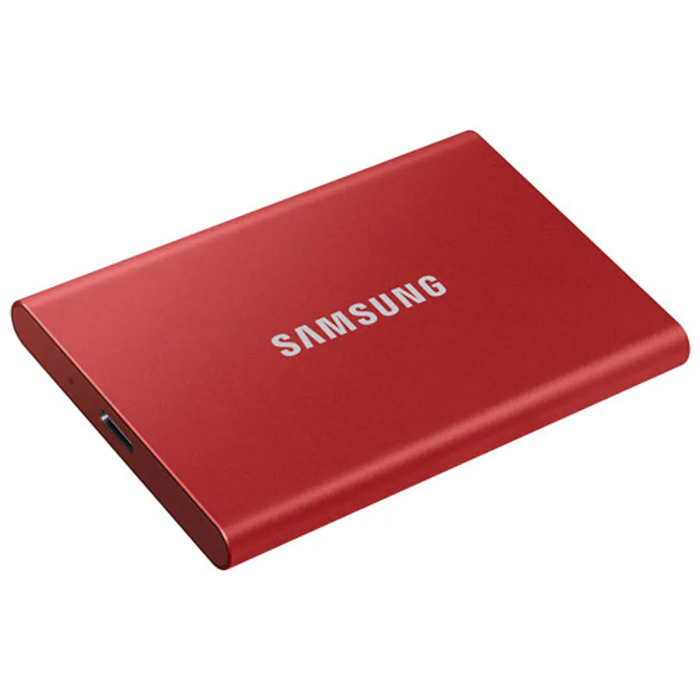 Samsung T7 1TB USB 3.2 External Solid State Drive (MU-PC1T0R/AM) - Red