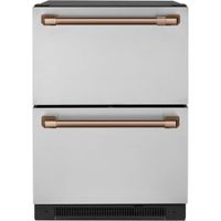 Café 2-Piece Refrigerator Handle Kit (CXQD2H2PNCU) - Brushed Copper