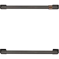 Café 2-Piece Refrigerator Handle Kit (CXQD2H2PNBT) - Brushed Black