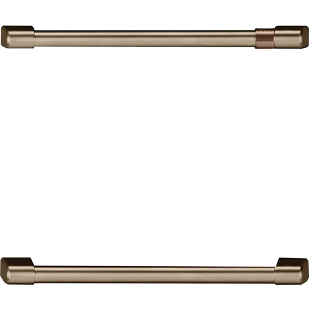 Café 2-Piece Refrigerator Handle Kit (CXQD2H2PNBZ) - Brushed Bronze