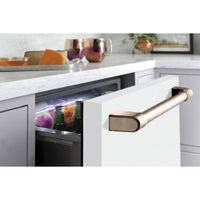 Café 2-Piece Refrigerator Handle Kit (CXQD2H2PNBZ) - Brushed Bronze