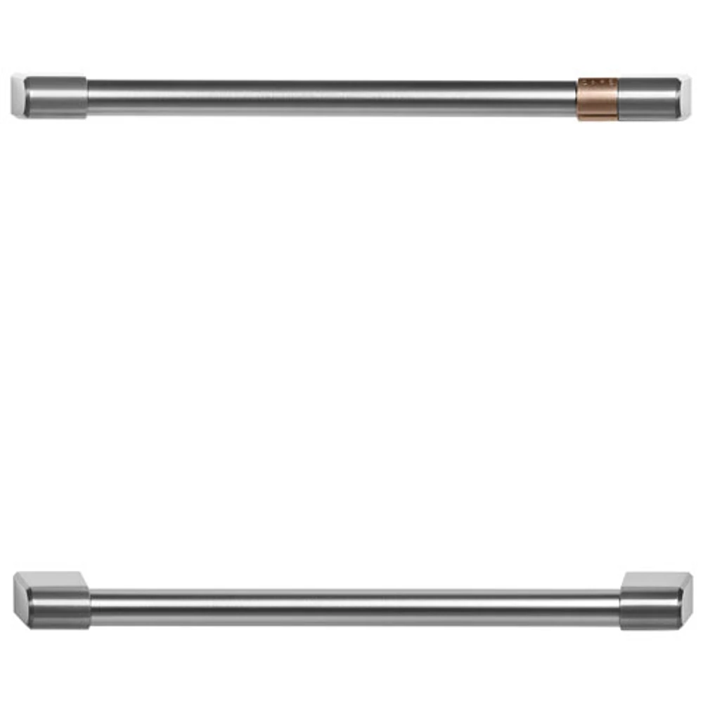 Café 2-Piece Refrigerator Handle Kit (CXQD2H2PNSS) - Brushed Stainless