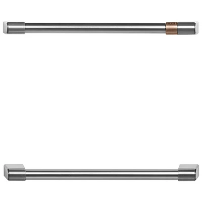 Café 2-Piece Refrigerator Handle Kit (CXQD2H2PNSS) - Brushed Stainless