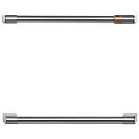 Café 2-Piece Refrigerator Handle Kit (CXQD2H2PNSS) - Brushed Stainless