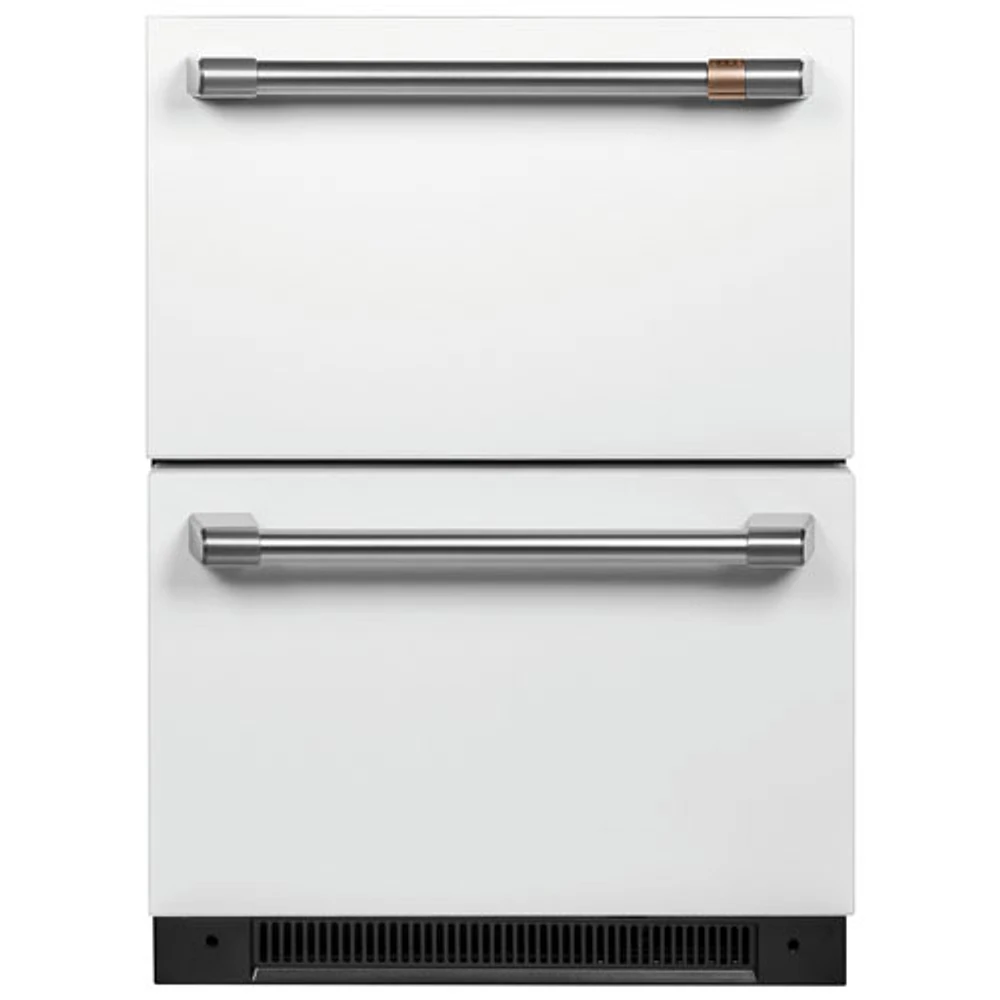 Café 2-Piece Refrigerator Handle Kit (CXQD2H2PNSS) - Brushed Stainless