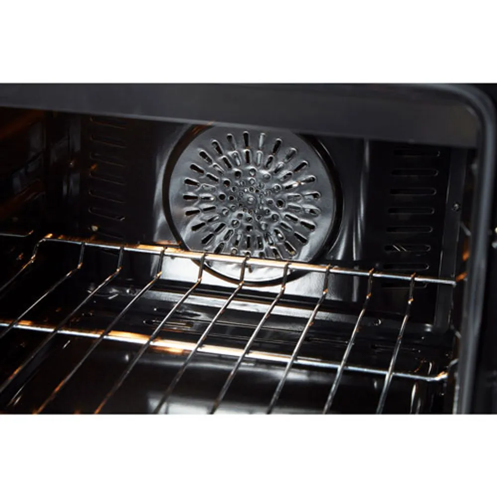 Unique Prestige 24" 2.3 Cu. Ft. Fan Convection Freestanding Gas Range (UGP-24V PC1) - Stainless Steel