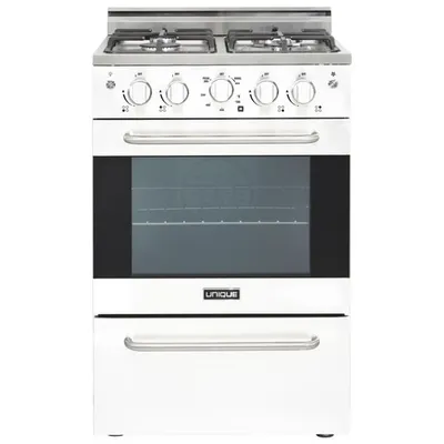 Unique Prestige 24" 2.3 Cu. Ft. Electric Spark Ignition Freestanding Gas Range (UGP-24V PC1