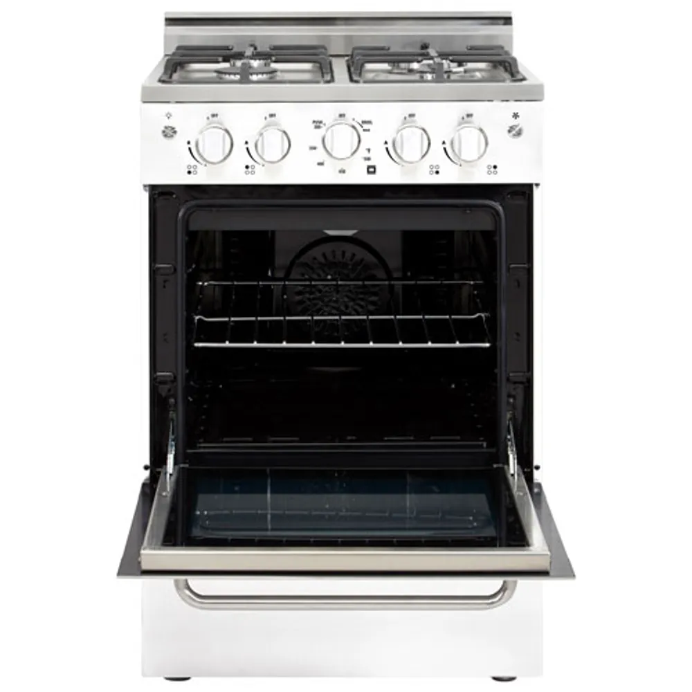 Unique Prestige 24" 2.3 Cu. Ft. Electric Spark Ignition Freestanding Gas Range (UGP-24V PC1