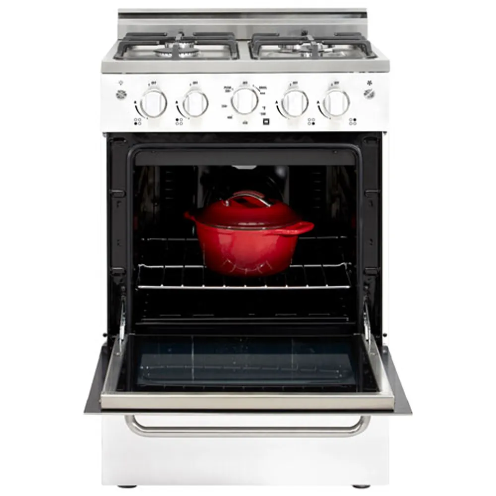 Unique Prestige 24" 2.3 Cu. Ft. Electric Spark Ignition Freestanding Gas Range (UGP-24V PC1