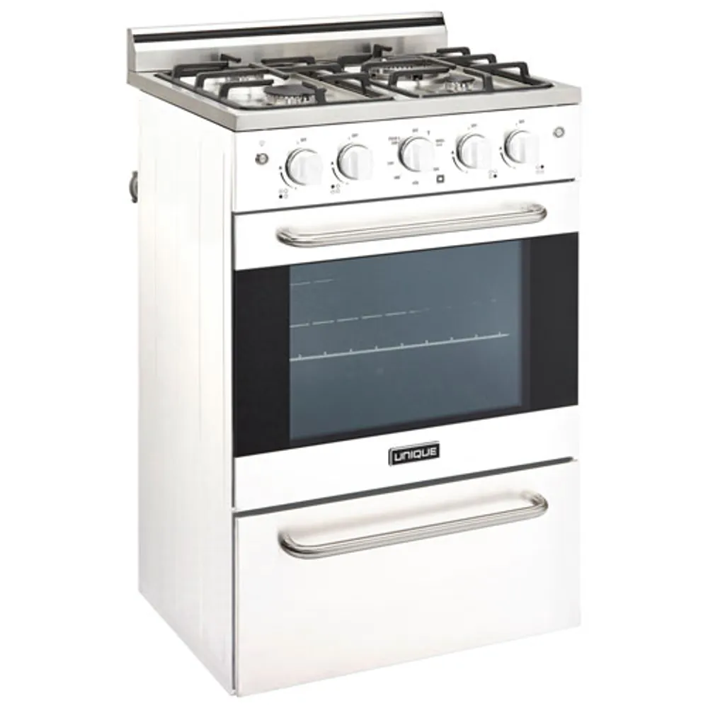 Unique Prestige 24" 2.3 Cu. Ft. Electric Spark Ignition Freestanding Gas Range (UGP-24V PC1