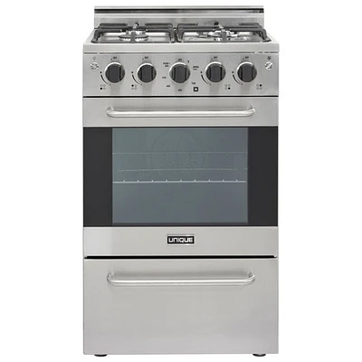 Unique Prestige 20" 1.6 Cu. Ft. Electric Spark Ignition Freestanding Gas Range (UGP-20V PC1