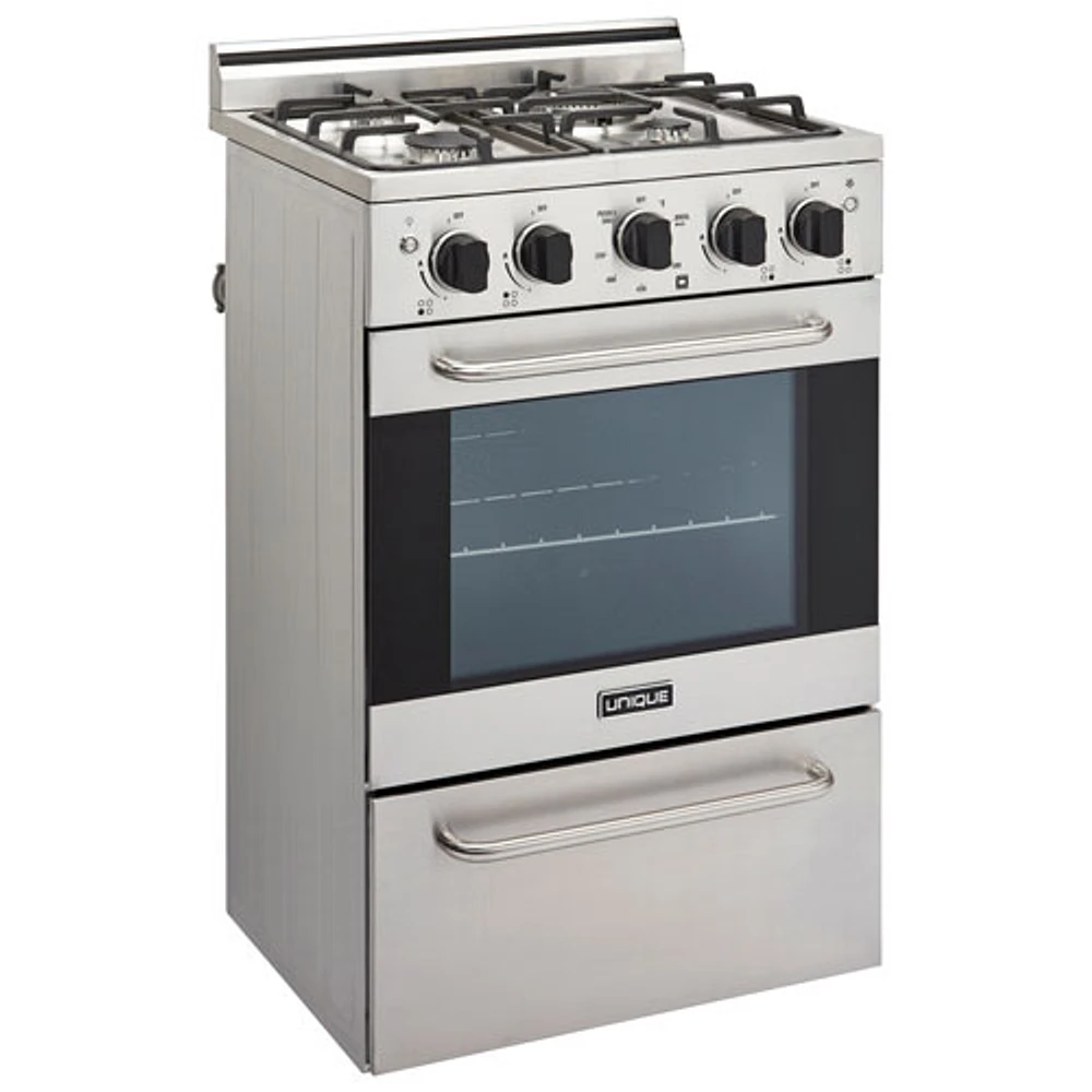 Unique Prestige 20" 1.6 Cu. Ft. Electric Spark Ignition Freestanding Gas Range (UGP-20V PC1