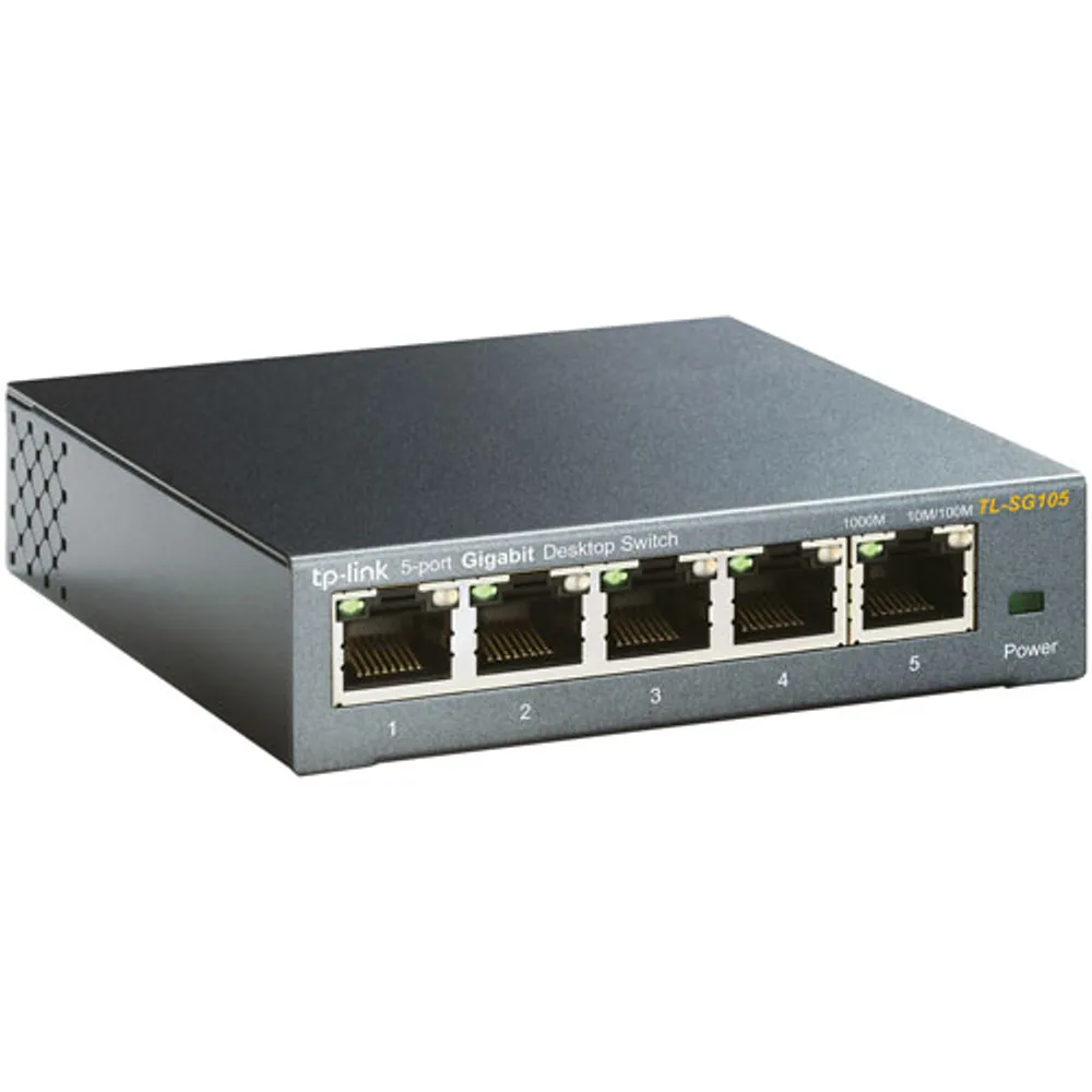 TP-Link 5-Port 10/100/1000Mbps Desktop Switch (TL-SG105)