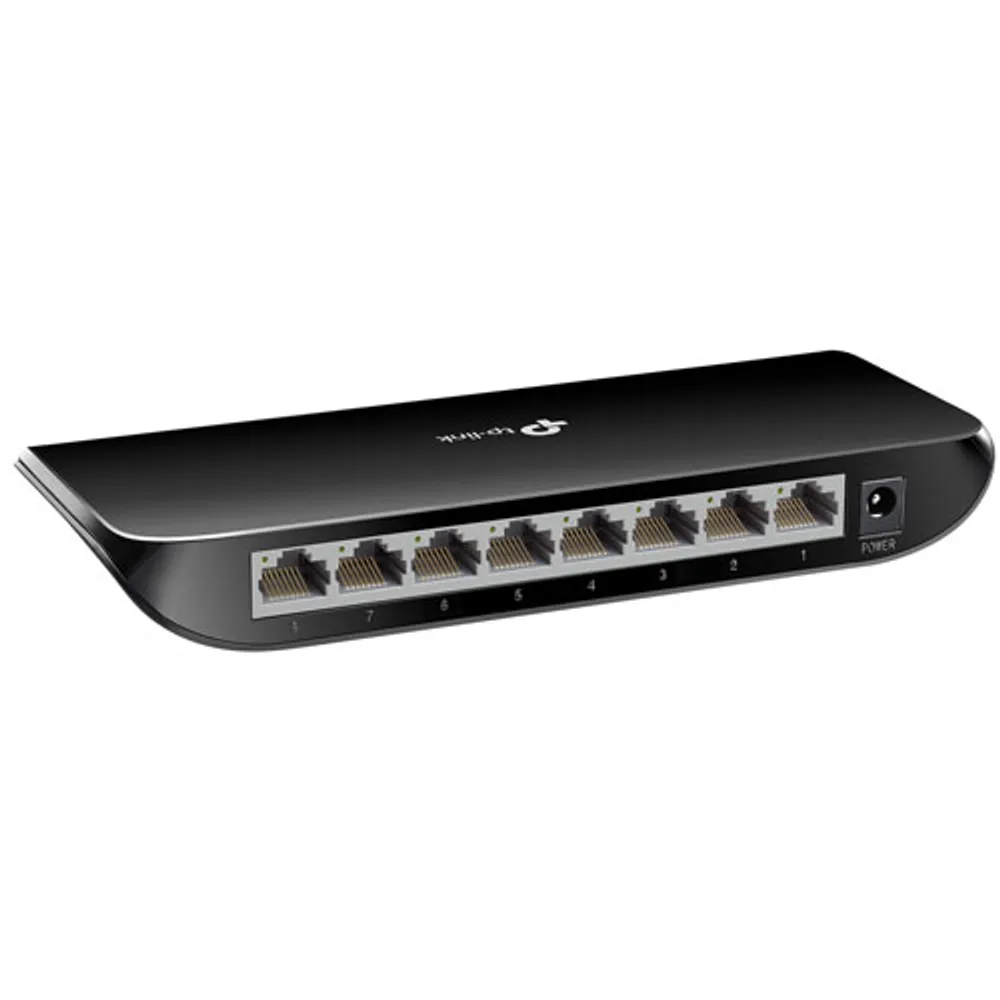 Commutateur de bureau Gigabit à 8 ports de TP-Link (TL-SG1008D)
