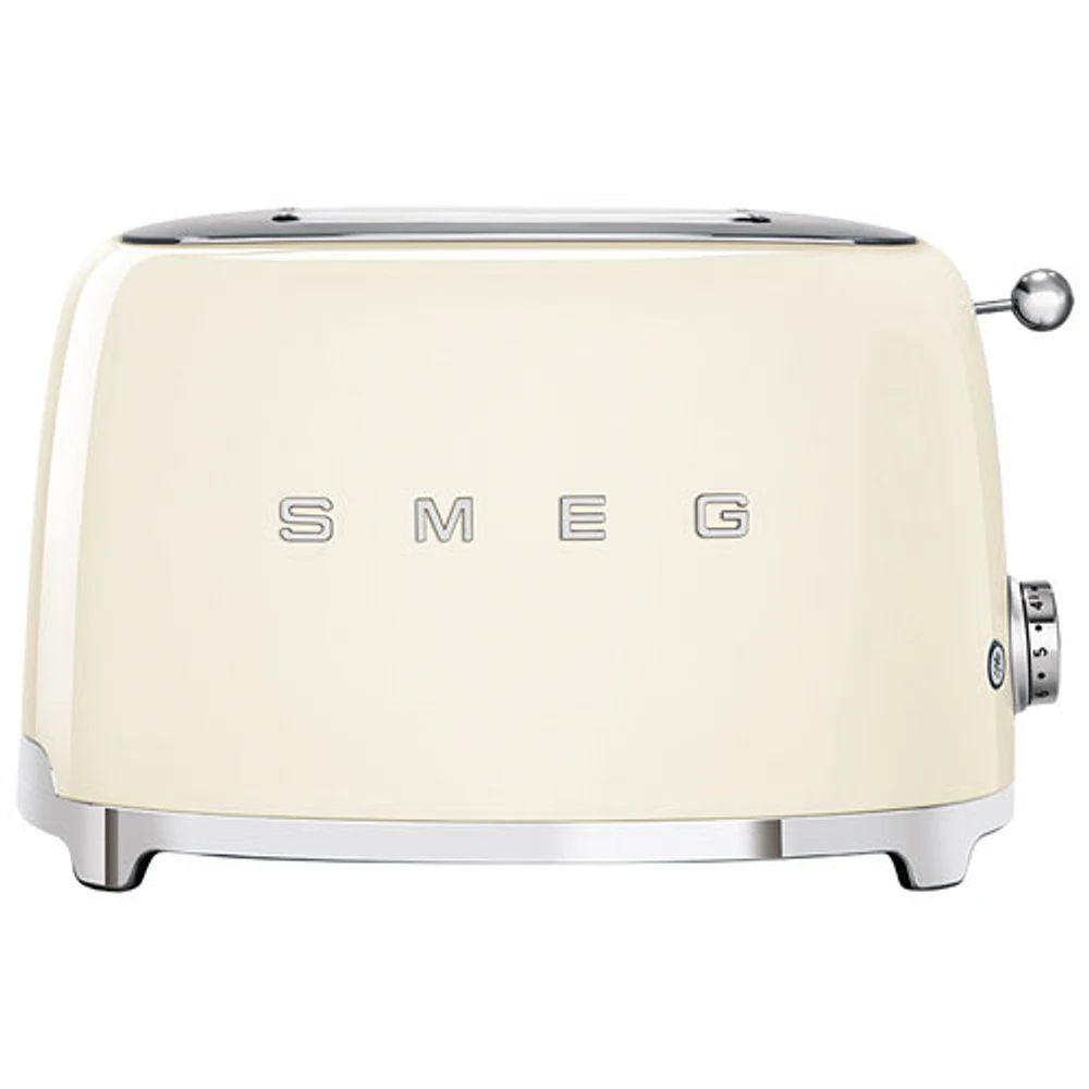 Smeg 50's Style Retro Toaster - 2-Slice - Cream