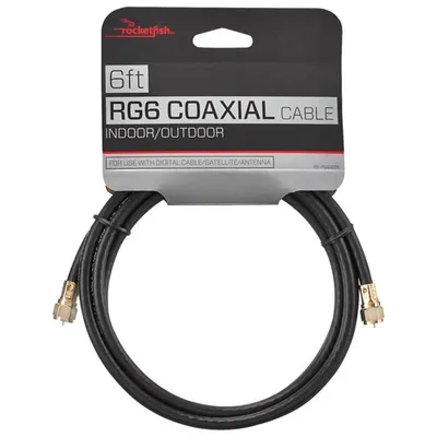 Rocketfish 1.83m (6 ft.) RG6 Coaxial Cable - Only at Best Buy