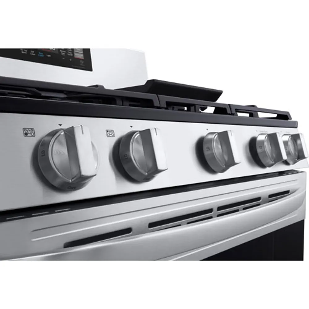 LG 30" 5.8 Cu. Ft. Fan Convection 5-Burner Freestanding Gas Air Fry Range (LRGL5823S) - Stainless