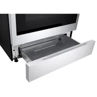 Cuisinière gaz autonome 5 brûleurs convec. véritable friture air 5,8 pi³ 30 po LG (LRGL5825F) - Inox