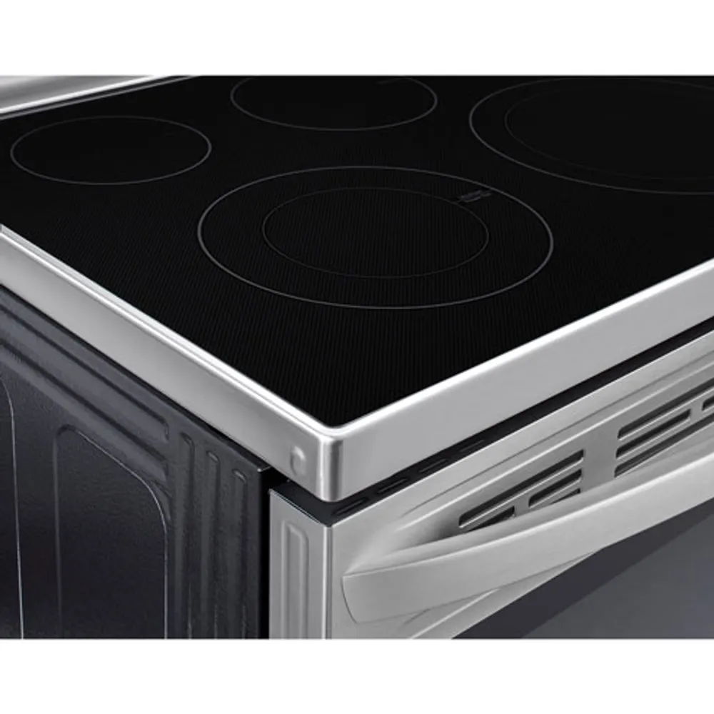 Cuisinière électrique 5 éléments/convection/friture air 6,3 pi³ 30 po de LG (LREL6323S) - Inox