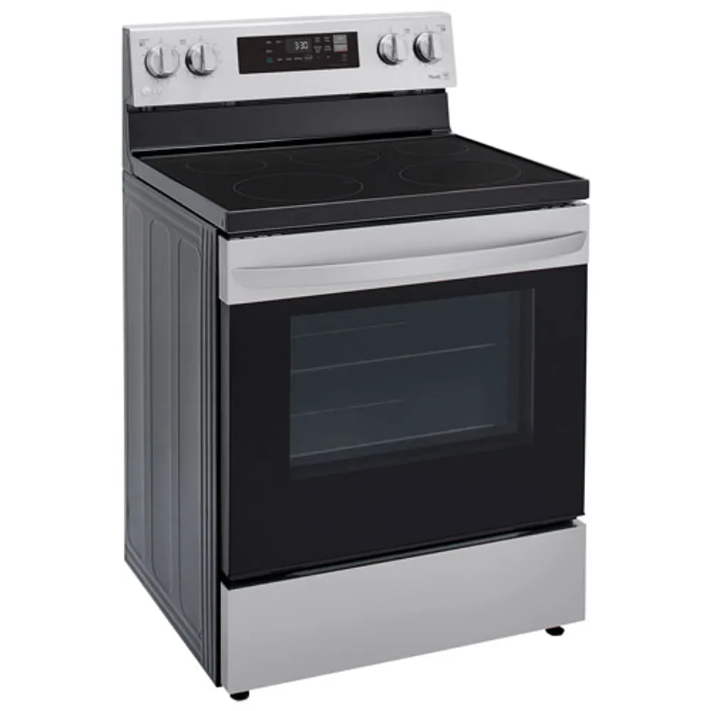 LG 30" 6.3 Cu. Ft. 5-Element Freestanding Electric Range (LREL6321S) - Stainless Steel