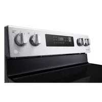 LG 30" 6.3 Cu. Ft. 5-Element Freestanding Electric Range (LREL6321S) - Stainless Steel