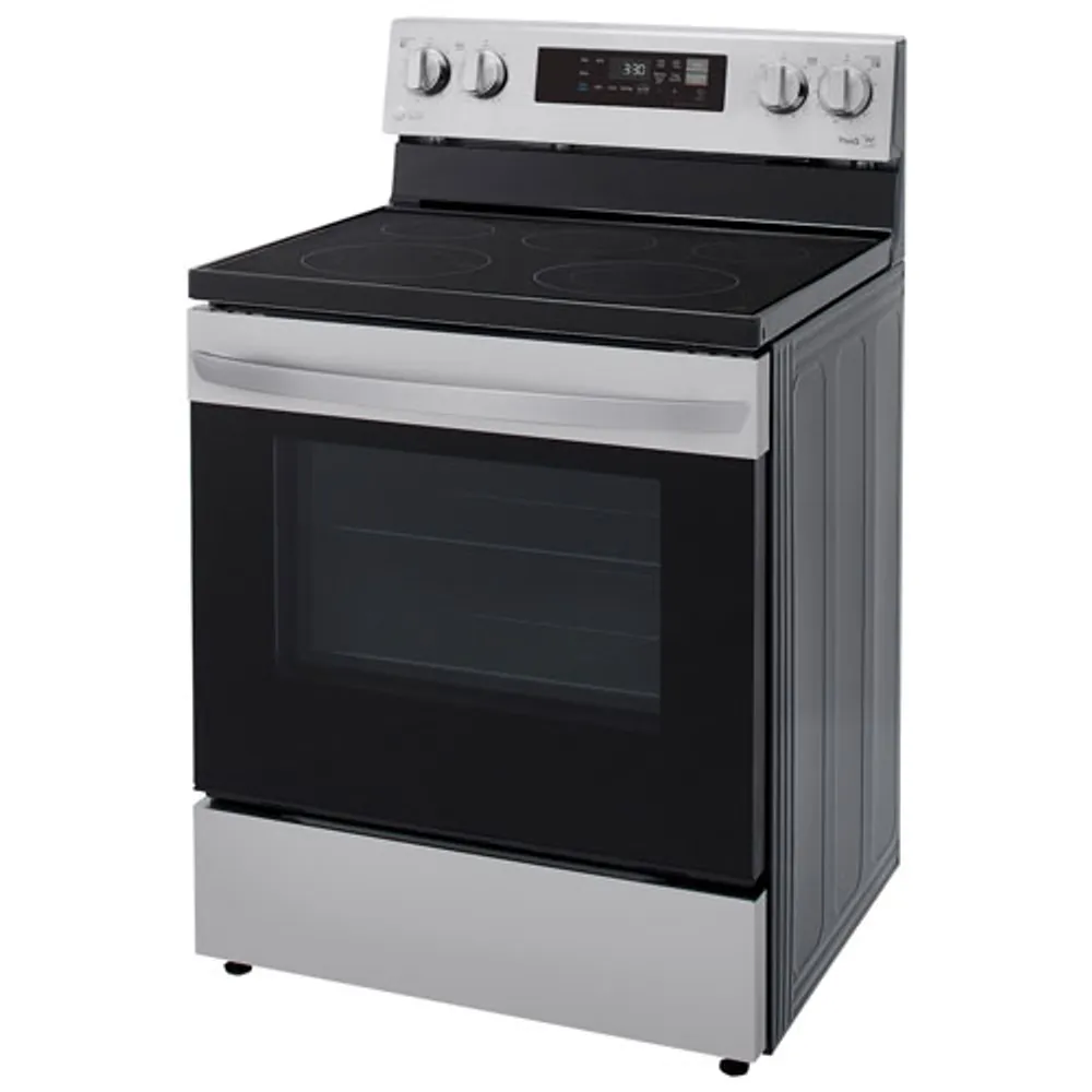 LG 30" 6.3 Cu. Ft. 5-Element Freestanding Electric Range (LREL6321S) - Stainless Steel