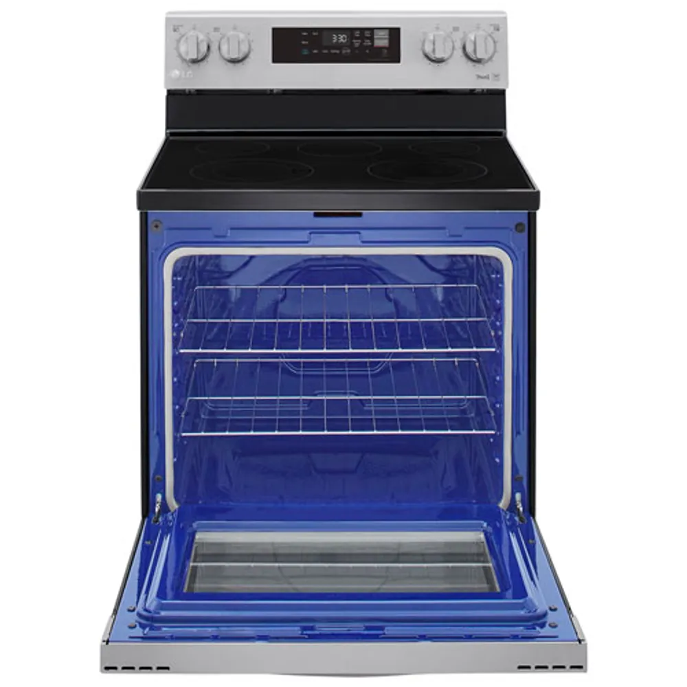 LG 30" 6.3 Cu. Ft. 5-Element Freestanding Electric Range (LREL6321S) - Stainless Steel