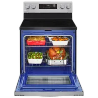 LG 30" 6.3 Cu. Ft. 5-Element Freestanding Electric Range (LREL6321S) - Stainless Steel