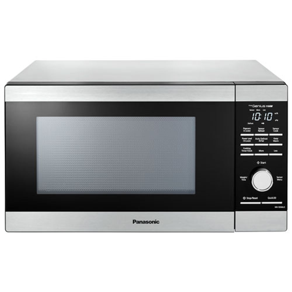 Panasonic Genius 1.3 Cu. Ft. Microwave (NNSD66LS) - Stainless Steel/Black - Only at Best Buy